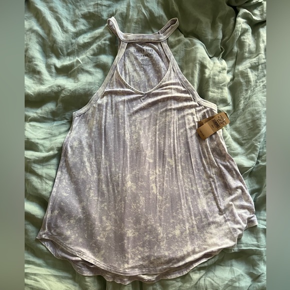 AE Soft & Sexy Tank Top Size Small in Light Purple - Picture 3 of 4